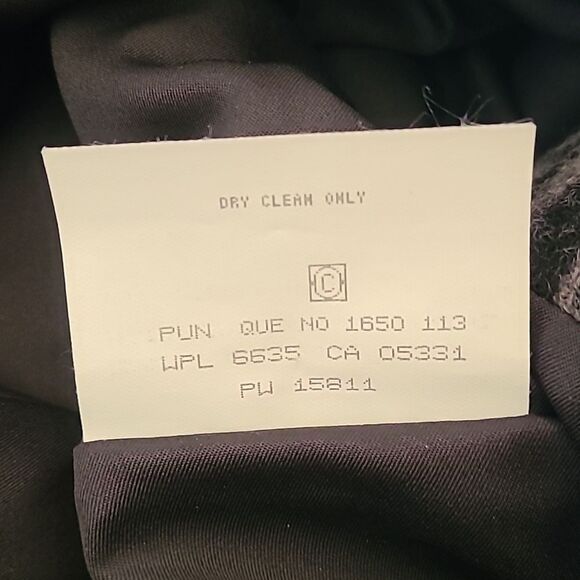 Woolrich Wool Vest Tribal Aztec Navajo Southwestern Print Black & Gray Size M - Picture 12 of 14